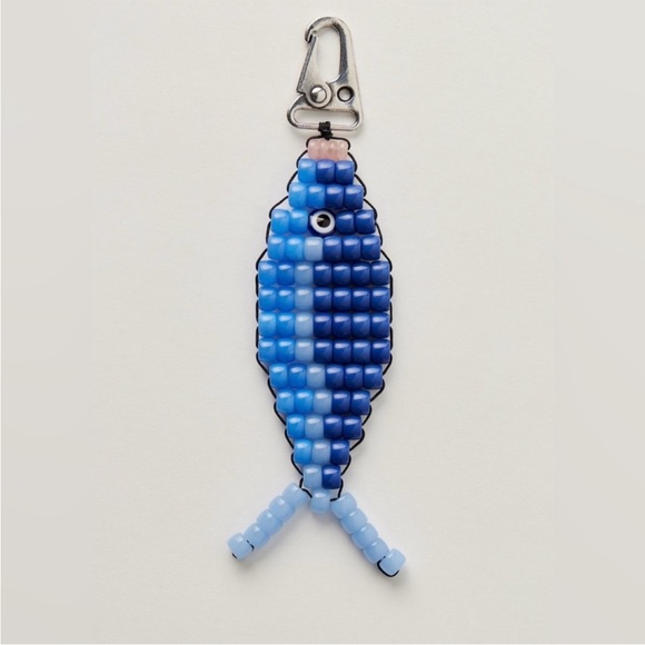 Free People Beaded Fish Bag Charm - Picture 2 of 6